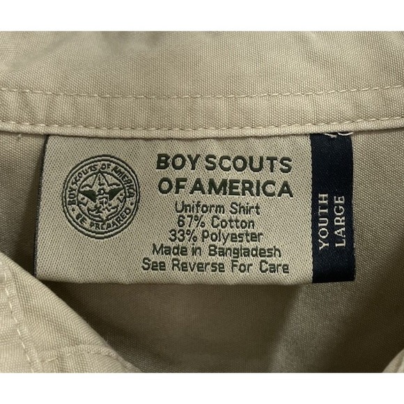 Vintage Boy Scouts Of America Uniform Shirt With‎ Patches Size Large - Picture 4 of 7